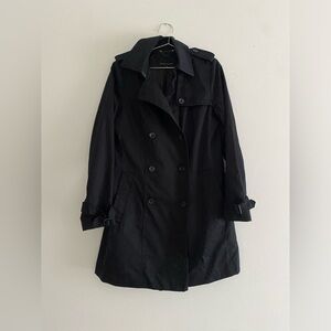 Banana Republic Black Trench Coat